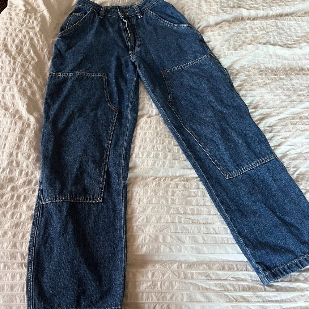 P&Co 304 Albion Carpenter Pant - Washed Denim